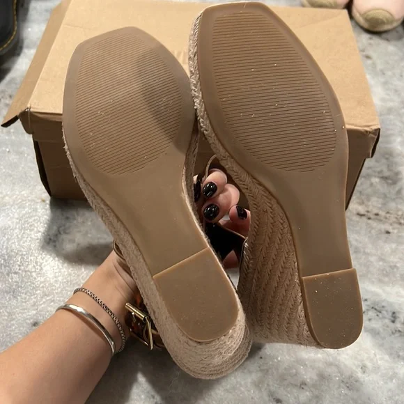 Steve Madden tortoiseshell espadrilles size 9 - Picture 3 of 3